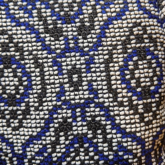 Banana Republic Colarless Tile Jacquard Print Blazer - Picture 2 of 5